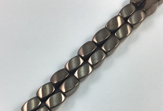 Magnetic Bead 5x8mm Dark Copper Twist (M-600-DC)