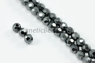 Magnetic Bead 5mm Faceted Round (M-205-F)