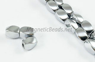 Magnetic Bead 5x8m Silver Twist (M-600-S)