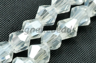 Glass Bead 4mm Bi-Cone AB (GBAB-4m)