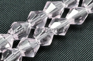 Glass Bead 4mm Bi-Cone Pink (GBPI-04)