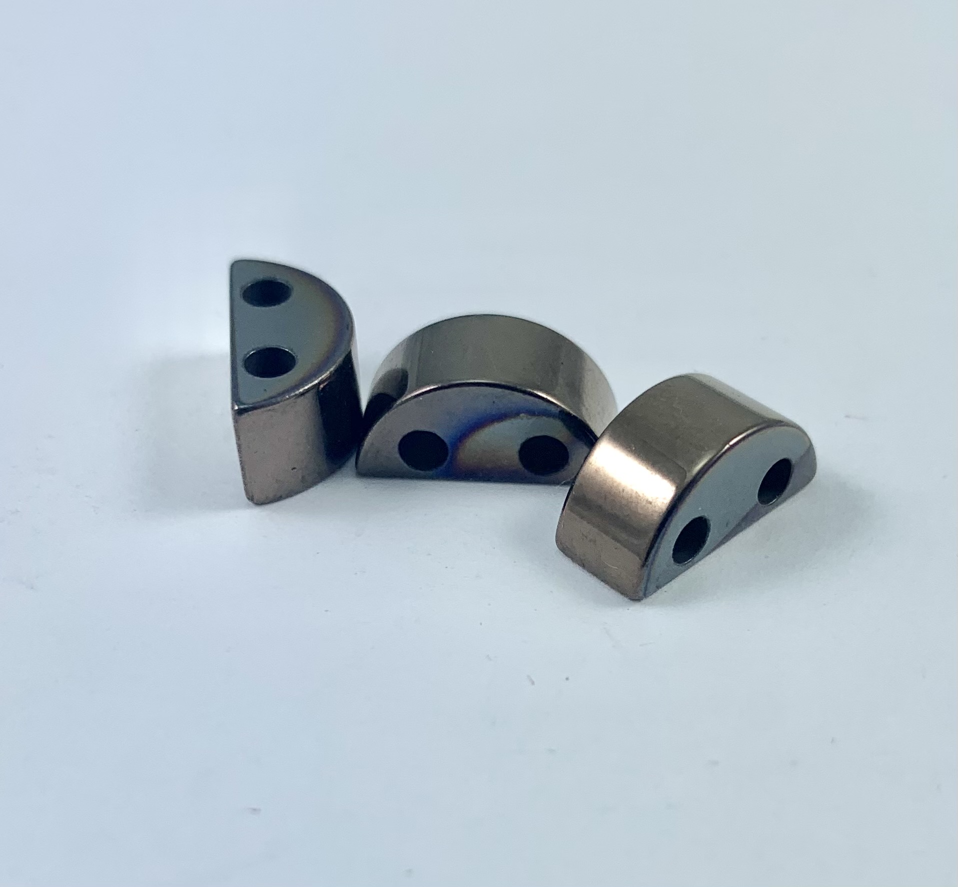 Magnetic Bead 6X13mm 2 H-Semi Circle -Dark Copper (MHC-106-DC)