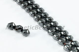 Magnetic Bead 4mm Faceted Double Cone (M-704)