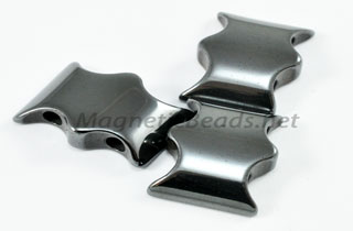 Magnetic Bead 2 Hole Batman Spacer (MBAT)