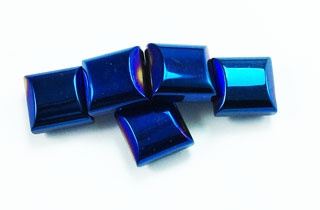 Magnetic Bead 10x10m Blue Iridescent Spacer (MS-10-BR)