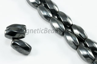 Magnetic Bead 6x12mm Rice 6 Twist (M-503-T)