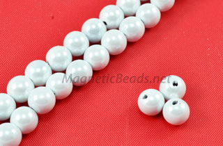 Triple Power Magnetic Bead Round 4m or 6m Pearl White (PMPW-202)