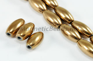 Magnetic Bead 6x12mm Copper Rice (M-503-C)