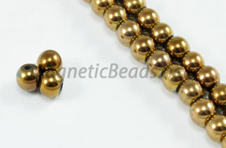 Magnetic Bead 4mm Copper Round (M-201-C)