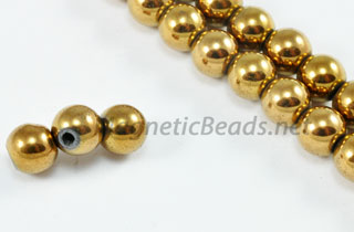 Magnetic Bead 6mm Copper Round (M-202-C)