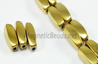 Magnetic Bead 5x12mm Gold Twist (M-601-G)