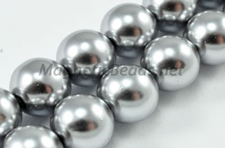 Magnetic Pearl Bead 8mm Dark Grey (MP-8DG)