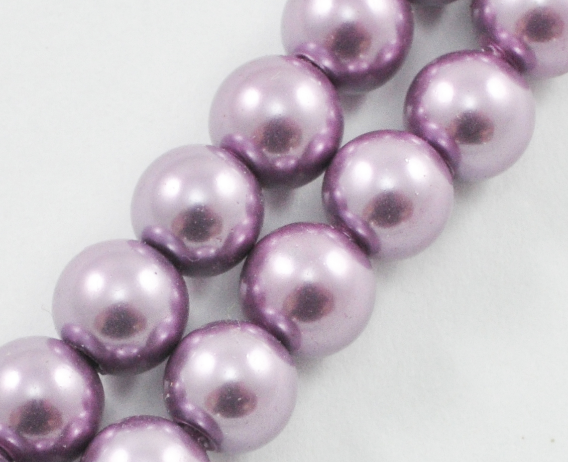 Magnetic Pearl Beads 6mm Round Lite Lavender (MPLA-206)