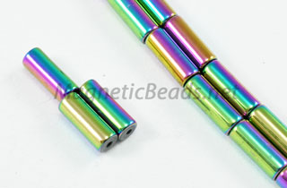 Magnetic Bead 3x9 mm Rainbow Tube (M-401-R)