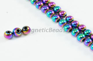 Magnetic Bead 4mm Rainbow Round (M-201-R)