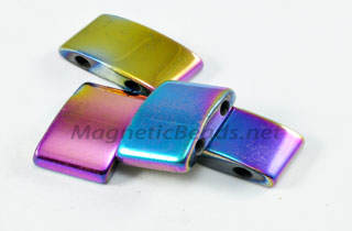 Magnetic Bead 10x20mm Rainbow Spacer (MHC-107-R)