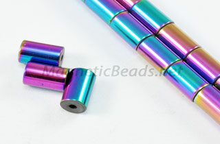 Magnetic Bead 5x8mm Rainbow Tube (M-402-R)