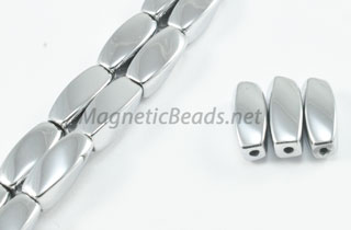 Triple Power Magnetic Bead 5x12m Twist Silver (PM601-2-S)