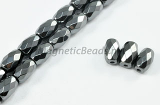 Triple Power Magnetic Bead 5x8mm Faceted Rice (PM-502-F)