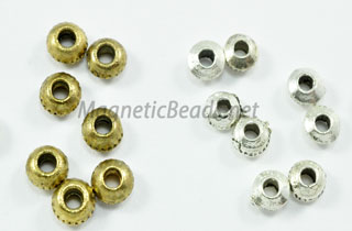 Metal Finding/Spacer 4 mm Metal Donut Spacer (F-187)