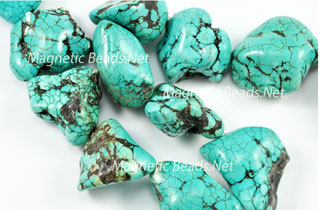 Semi-Precious Beads Natural Turquoise Nuggets (T-Nugget)