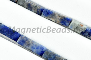 Semi-Precious Beads Rectangle 4x13mm Blue Sodalite (RCT-BS)