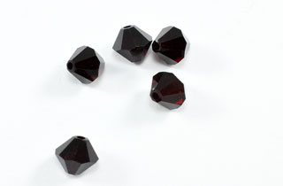 Swarovski Bi-Cone Crystal Elements 6mm Garnet (SWGarnet)