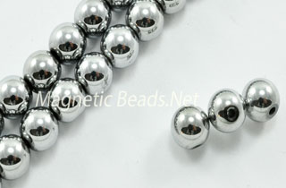 Triple Power Magnetic Bead 6m Silver Round (PM-202-S)