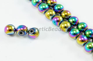 Magnetic Bead 6mm Rainbow Round (M-202-R)