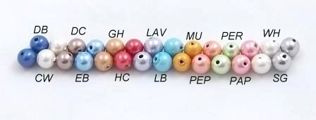 (MP-6) 6mm Magnetic Pearl Beads