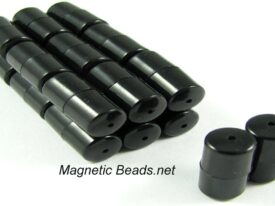 Magnetic Clasp with Black Plastic Cover 8x8mm Mag-Lok  (MCBC-8)