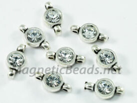 Metal Findings/Spacers Rhinestone 2 Hole Spacer (CRS-2 Hole)