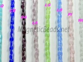 Cat’s Eye Puffed Heart Beads (CEPH-6) Click here to see colors