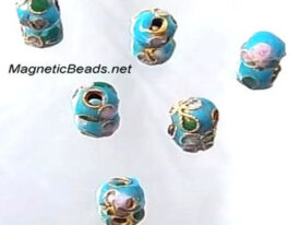 Cloisonne Accent Beads Turquoise CLB-6-TURQUOISE