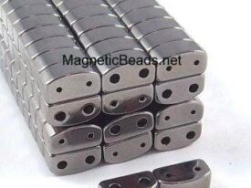 Magnetic Clasp  Double Curve Grey (DMCC-6) 6x6x11 mm