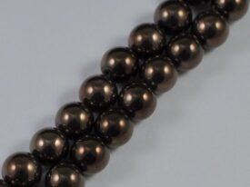 Magnetic Beads 8mm Dark Copper Round  (M-208-DC)