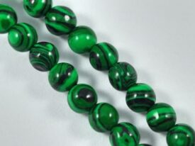 Semi-Precious Beads Malachite Round 6mm (MAL)