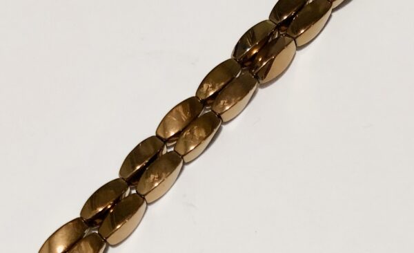 Magnetic Bead 5x12mm Dark Copper Twist  (M-601-DC)