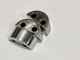 Magnetic Bead 6x13mm 2 Hole Silver Spacer (MHC-106-S)