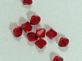 Swarvoski Bi-Cone Crystals Lite Siam 6mm (SWLTSIAM-06)