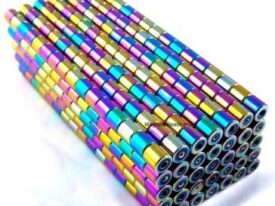 Magnetic Clasp Rainbow 6x6mm 5000 Gauss  (MCR-6)