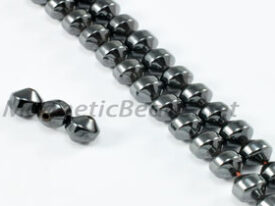 Magnetic Bead 4mm Faceted Double Cone  (M-704)