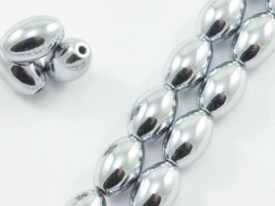 Magnetic Bead  4x7mm Silver Rice (M-501-S)