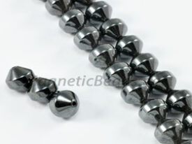 Magnetic Bead 6mm Faceted Double Cone (M-706)