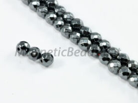 Magnetic Bead 4mm Faceted Round (M-201-F)