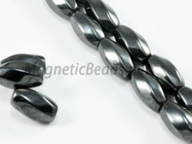 Magnetic Bead 6x12mm Rice 6 Twist  (M-503-T)