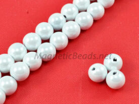 Triple Power Magnetic Bead Round 4m or 6m Pearl White (PMPW-202)