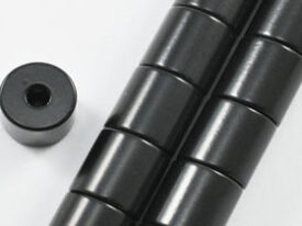 Magnetic Clasp 5000 Gauss 8x8mm Black Epoxy (MC-8-B)