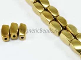 Magnetic Bead 5x8mm Gold Twist (M-600-G)