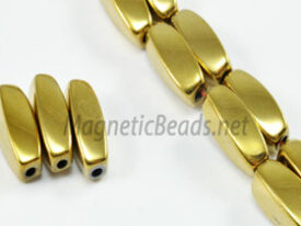 Magnetic Bead 5x12mm Gold Twist (M-601-G)